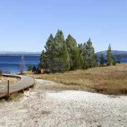 West Thumb Basin boardwalk