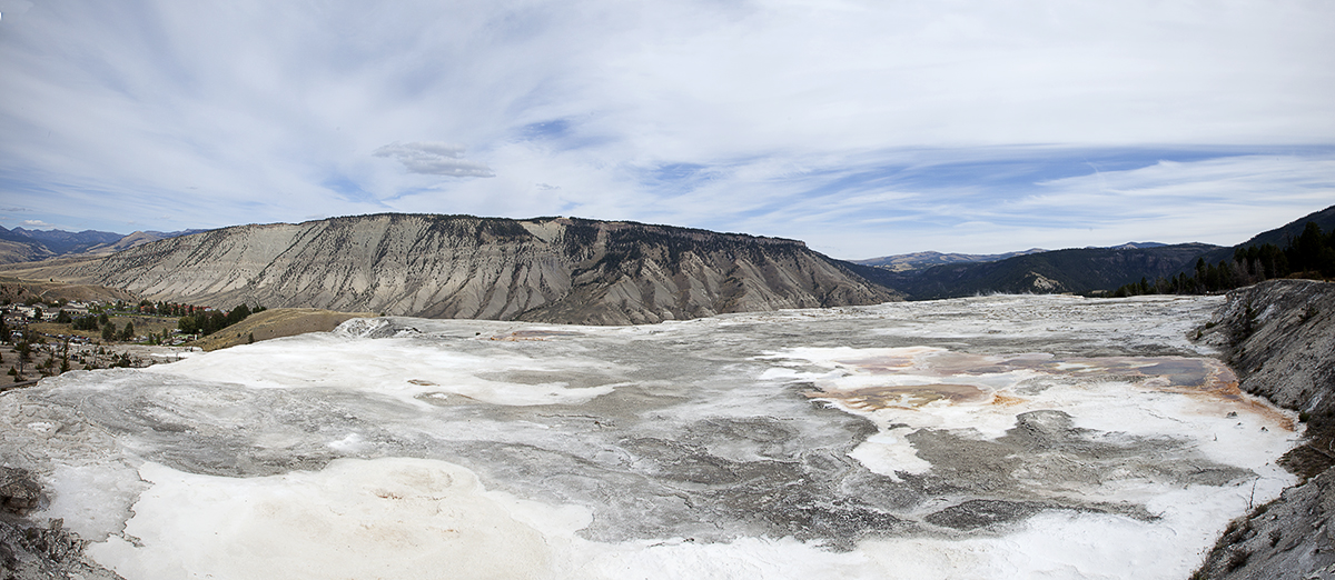 mammoth springs top terrace